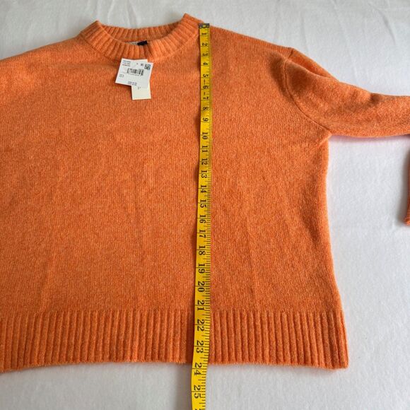 AMERICAN EAGLE Whoa So Soft NWT Orange Crew Neck Pullover Sweater - Picture 7 of 7